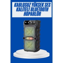 Büyük Boy Bluetooth Hoparlör Çoklu Bağlantı Çift Çıkışlı Taşınabilir Kesintisiz