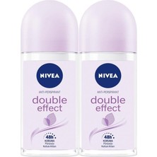 Nacario Nıvea Kadın Roll On Deodorant Double Effect 48 Saat Koruma 50MLX2