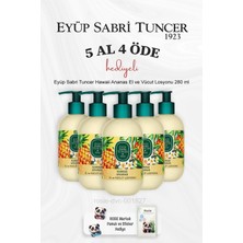 Nacario Eyüp Sabri Tuncer Hawaii Ananas El ve Vücut Losyonu 280 ml 5 Al 4 Öde ve Rosie Pamuk