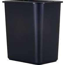 Nacario United Solutions 3,25 Litre Yer Verimli Çöp Sepeti, Masa Altına ve Ticari Ofis, Mutfak, Ev Ofisi ve Yurtlarda Dar Alanlara Uyar, Temizlemesi Kolay, Siyah