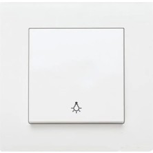 Nacario Ovivo Beyaz Light Anahtarı M+K