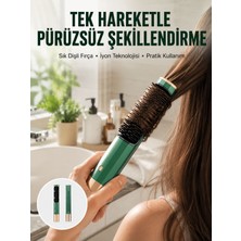 Hatıra Kutusu Düzleştirici Fırça Saç Düzleştirici Arada Fön Tarak Taşınabilir Yeni Nesil - Lisinya