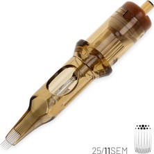Nacario Kwadron 0811 Semlt 11SEMLT Long Taper Kartuş Dövme Iğnesi 20 Adet