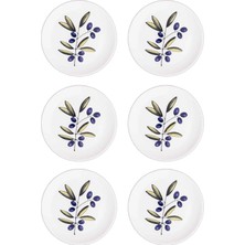 Nacario [marka] Olivos Pasta Tabağı 6lı Set 19 cm OVS0001