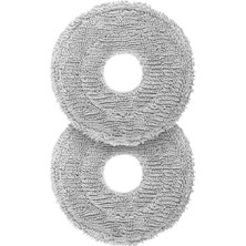 Nacario Roborock Qrevo Uyumlu Mikrofiber Mop Paspas, 2 Adet, Yıkanabilir