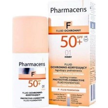 Nacario Pharmaceris Spf 50+ Ivory Protective Corrective Foundation Kapatıcı Fondöten Fluide Kapatıcı Fondoten (50 Ml)