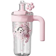 Nacario Dıller 860 ml Pipetli & Rahat Içim Çift Kullanım Tritan Su Matarası Suluk -FFD860ML3RENK