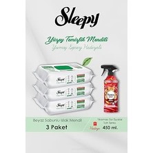 Nacario Sleepy 300 Adet Easy Clean Havlu, Amber Oda Kokusu Hediyeli