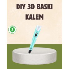 Eco Lounge Abs ve Pla Filament Destekli 3D Yazıcı Kalem