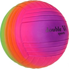 Eco Lounge Double W Sports Gökkuşağı Tırtıklı Pvc Top 23 cm - PLS-200
