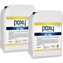 Poxy Wc Jell 5 Lt x 2'li Üre Taşı Kalıplaşmış  Sararmış Leklelerde