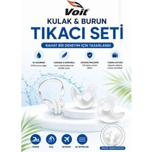 Ear Plug Silikon Burunluk ve Kulaklık Deniz Havuz Yüzme Için Yüzücü Kulaklığı Kulak Tıkacı