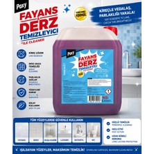Poxy  Fayans Derz Temizleyici 5 Lt Fayans Banyo Duşakabın Armatür Kireç Temizleyıcı