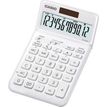 Casio JW-200SC-WE 12 Beyaz Masa Üstü Hesap Makinesi 12 Haneli Ekran ile Kullanım Kolaylığı