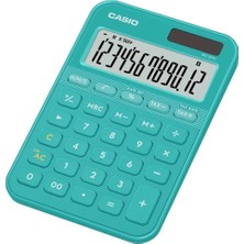 Casio MS-20YC-TU 12 Hane Turkuaz Masa Üstü Hesap Makinesi