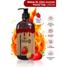 Rekze Büyük Boy Vücut Masaj Yağı Çilekli 250 ml