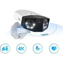 Reolink Reolınk 8mp Panoramik 3.2mm 180° Çift Lensli Wıfı Kablosuz Ip Kamera Duo 2