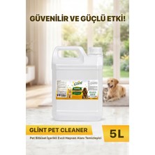 Glint Pet Cleaner 5 Litre Bitkisel İçerikli Evcil Hayvan Yaşam Alanı Temizleyici Büyük Boy
