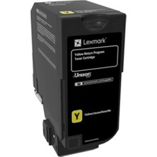 Lexmark 74C50Y0 3.000 Sayfa Yellow Sarı Toner CS720-725 CX725