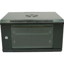 Racksan ML-6407S 7u Duvar Tipi Kabinet (350-530-400) Raf+Fan+Priz