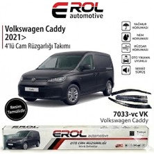 Volkswagen Caddy 2021 ve Sonrası 4'lü Cam Rüzgarlığı Takımı