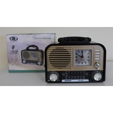 Everton RT-670 Bluetooth Usb-Micro Sd Saatli Nostaljik Radyo