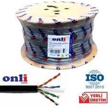 Onli ON-6006 U-Utp 23 Awg Cca-Pe Outdoor 305 Metre Cat6 Kablo