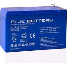 Blue 12V 9AMPER BL12-9 Kuru Tip Akü Avrupa Üretim