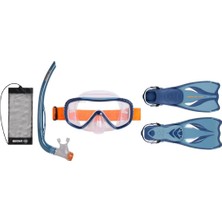 Beuchat Ocea Set Maske Şnorkel Palet Set - Spring Blue