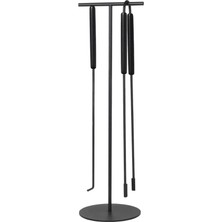 Blomus Ashı 3 Parça Şömine Seti Siyah Ø22 cm