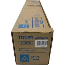 Konica Minolta TN-227C Cyan Mavi  Orjinal Fotokopi Toneri Bizhup C257I 24.000 Sayfa