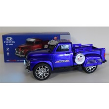 Everton RT-1962 Mavi (Blue) Arabalı  Bluetooth Fm-Usb-Tf-Aux Şarjlı Nostaljik Radyo