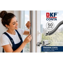 Pvc Kapı ve Pencere Fitili 50 Metre Gri