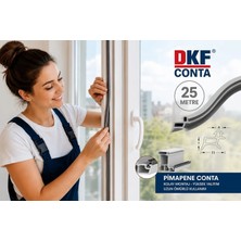 Dkf Conta 25 Metre Gri Pvc Pencere Conta