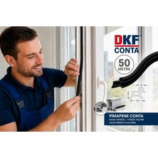 Pvc Kapı ve Pencere Fitili 50 Metre Siyah