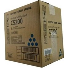 Ricoh C5200C Cyan Mavi Orjinal Fotokopi Toneri Pro C5200 24.000 Sayfa