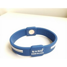 Goog Design Nano Power Balance Denge Bilekliği – Lacivert 20 cm Spor Bilekliği