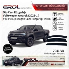Volkswagen Amarok (2022 ve Sonrası) 4'lü Pickup Mugen Cam Rüzgarlığı Takımı