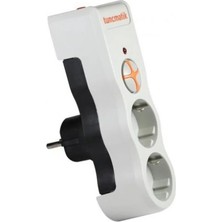 Tuncmatik Tunçmatik TSK19022 Powersurge2 Enerji Koruma Prizi 2li 1050 Joule Siyah