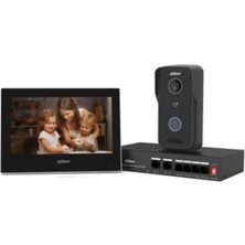 Dahua DHI-KTP03 Ip Intercom Kit- Kutu Içeriği  (Dış Ünite + 7" Tft Iç Ekran +Switch)
