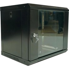Racksan ML-6409S 9u Duvar Tipi Kabinet (450-530-400) Raf+Fan+Priz