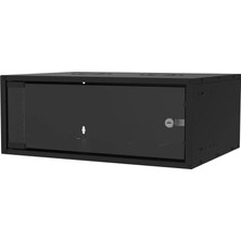 S-Link Sl-U4 Yeni Nesil 4u Soho Rack Kabin W 530MM D 400MM Siyah