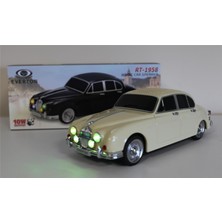 Everton RT-1958 Bej Arabalı  Bluetooth Fm-Usb-Tf-Aux Şarjlı Nostaljik Radyo