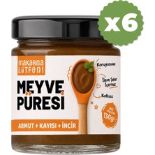 Makarna Lütfen Avantajlı Meyve Püresi (Armut-Kayısı-Incir) 6X130 G