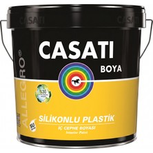 Casati Allegro Silikonlu Mat Iç Cephe Boyası 3.5 kg C622 Buz Mavisi