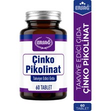 Ersağ Çinko Pikolinat 60 Tablet Takviye Edici Gıda