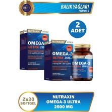 Nutraxin Vitals Omega-3 Ultra 2500 Mg 30 Softgel 2 Adet