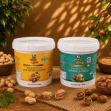 Adress Fındık / Şekersiz Yer Fıstığı-Şekersiz Fındık Ezmesi Paketi 1+1= 2 kg