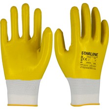 Starline E-161300 Sarı Nitril Eldiven No:10 12LI