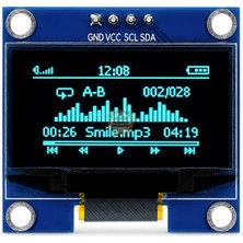 Meon Robotik Otomasyon 1.3 Inç OLED Ekran 128X64 I2C/IIC SSD1306 Sürücülü (Mavi)